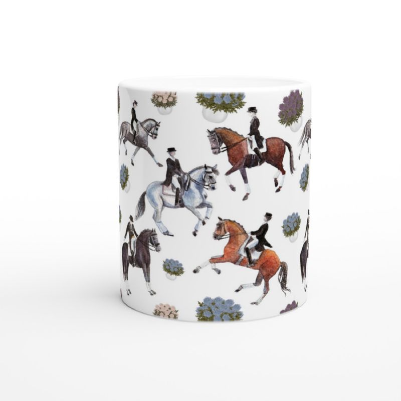 Dancing Dressage Horses Mug